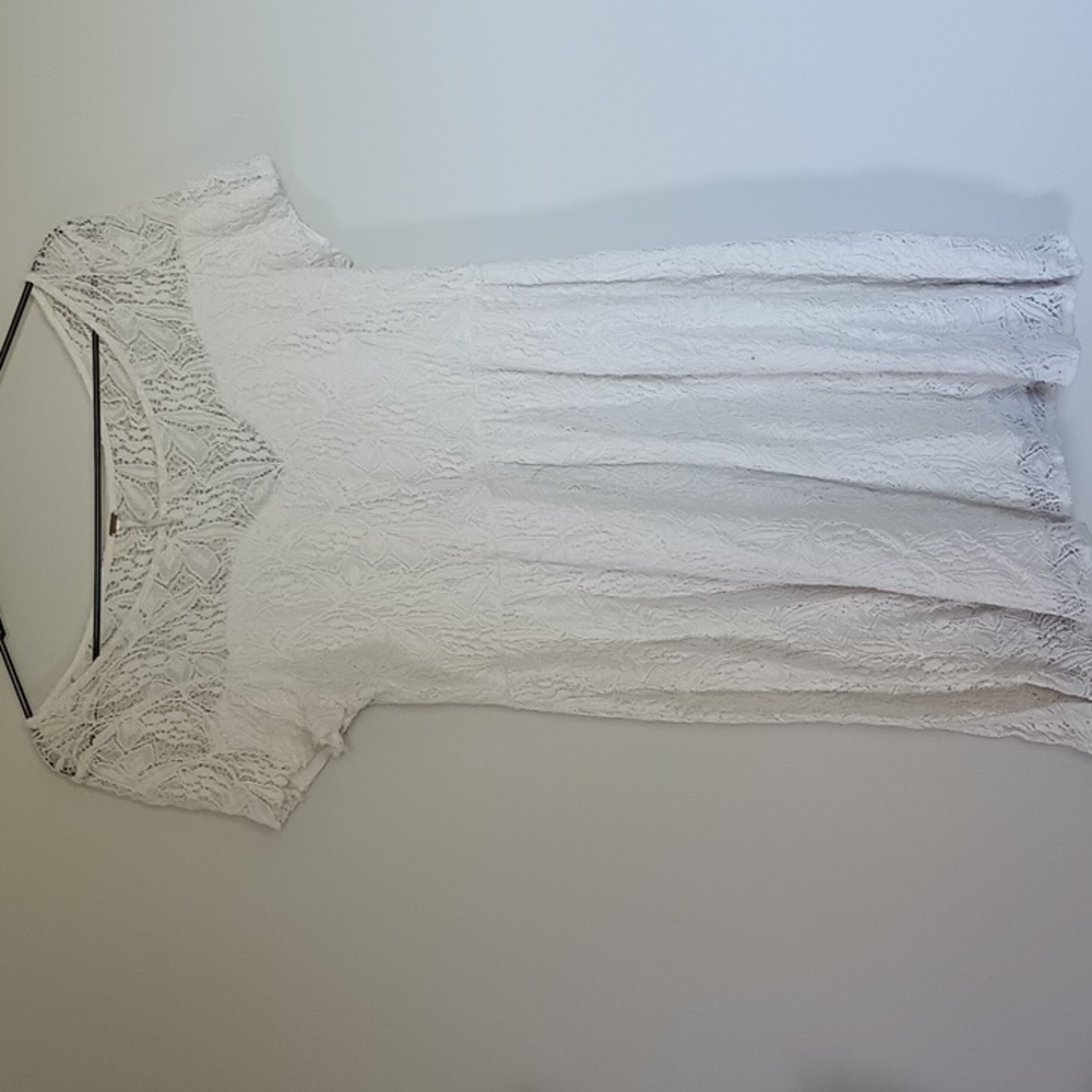 Free People Cream Lace dress in Medium